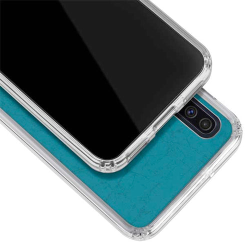NBA Charlotte Hornets Distressed Galaxy A50 Clear Case